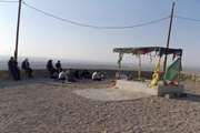 تجدید میثاق کارکنان کانون سمنان با شهدای گمنام